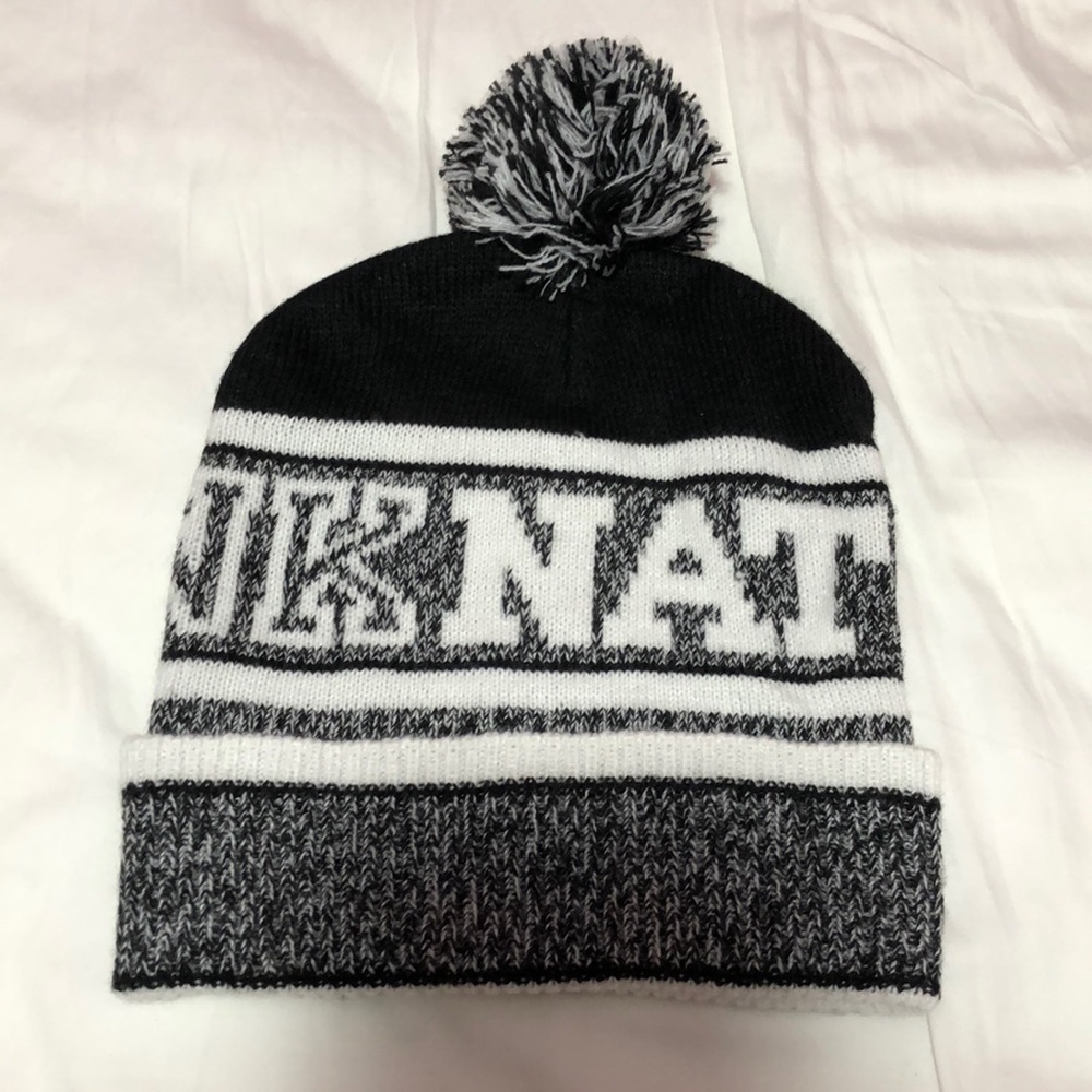 PINK nation grey hat